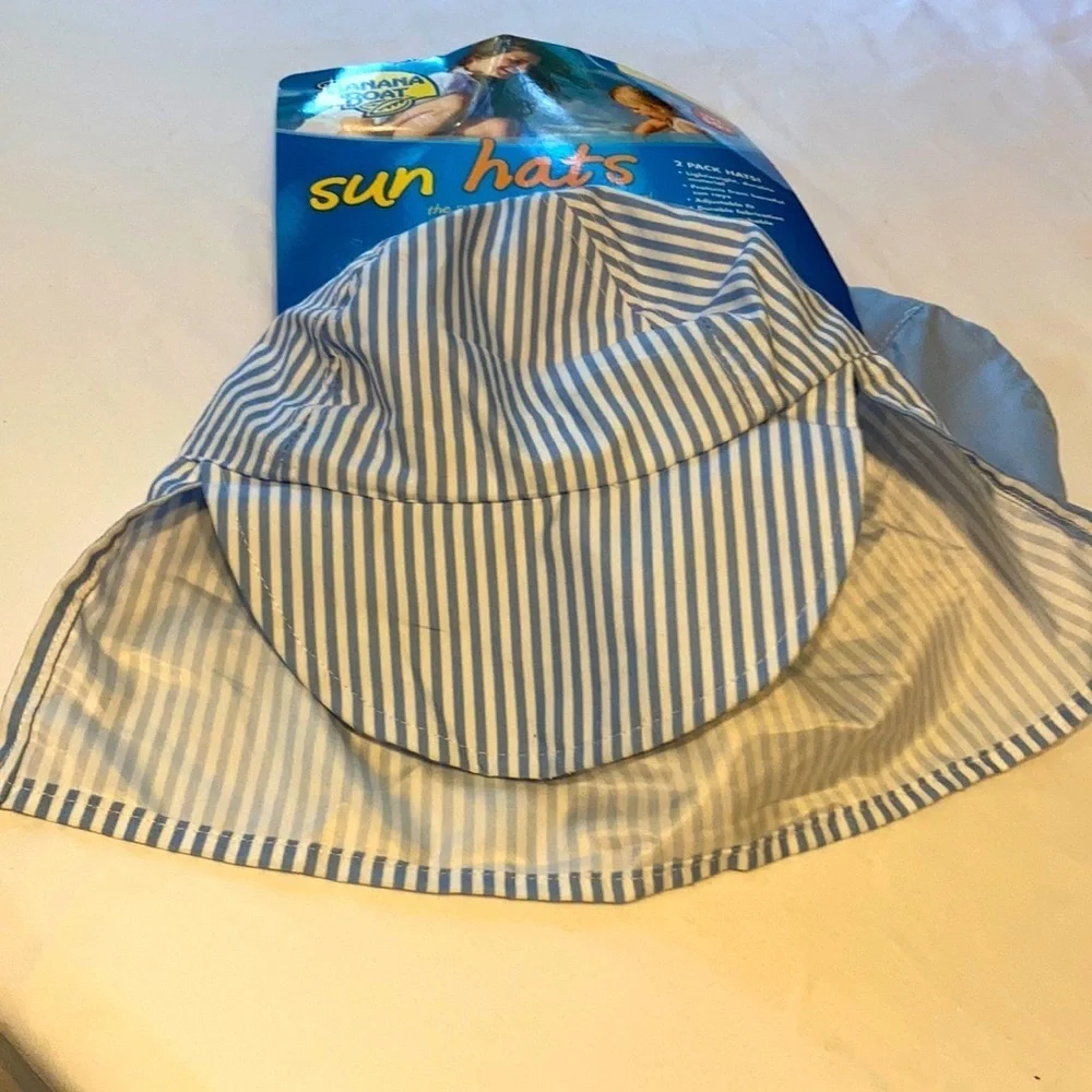 NWT Banana Boat Yellow Sun Hats Toddler Size 2T-4T